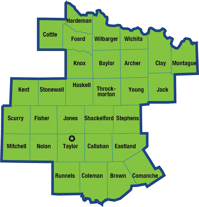 Region 2. For list of counties, see link for the 30 counties.