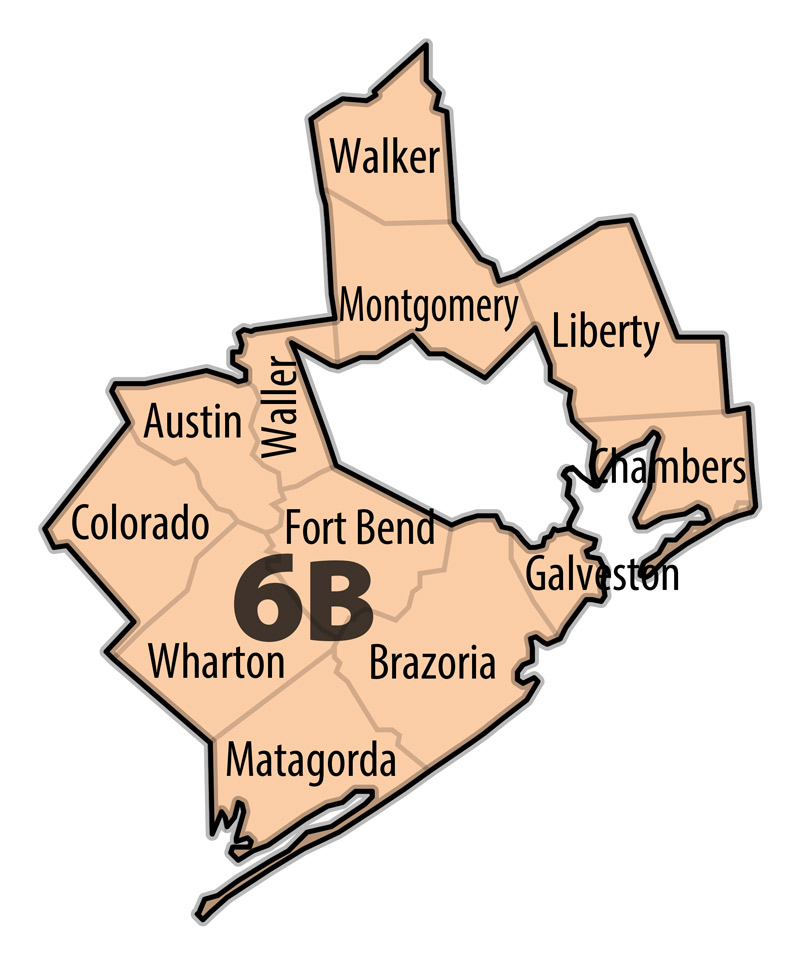Region 4. For list of counties, see link for the 23 counties.