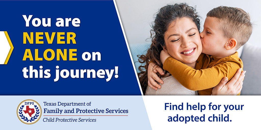 You are never alone on this journey! Find help for your adopted child.