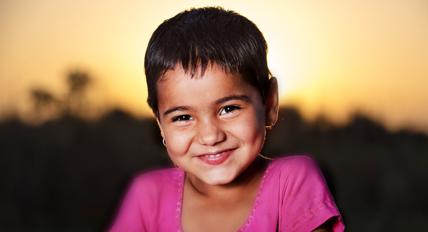 picture of a smiling young child