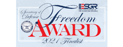 ESGR Freedom Award 2021 Finalist