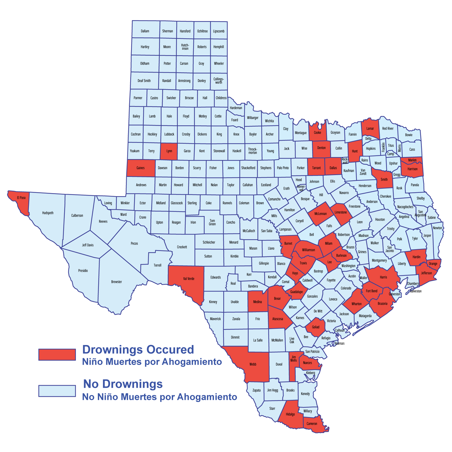2011 Child Drownings in Texas