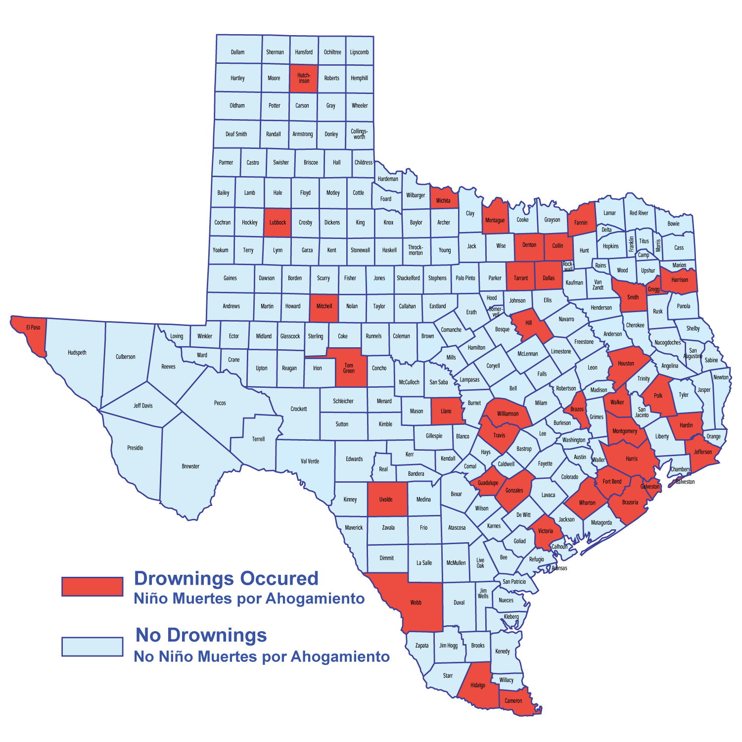 2022 Child Drownings in Texas
