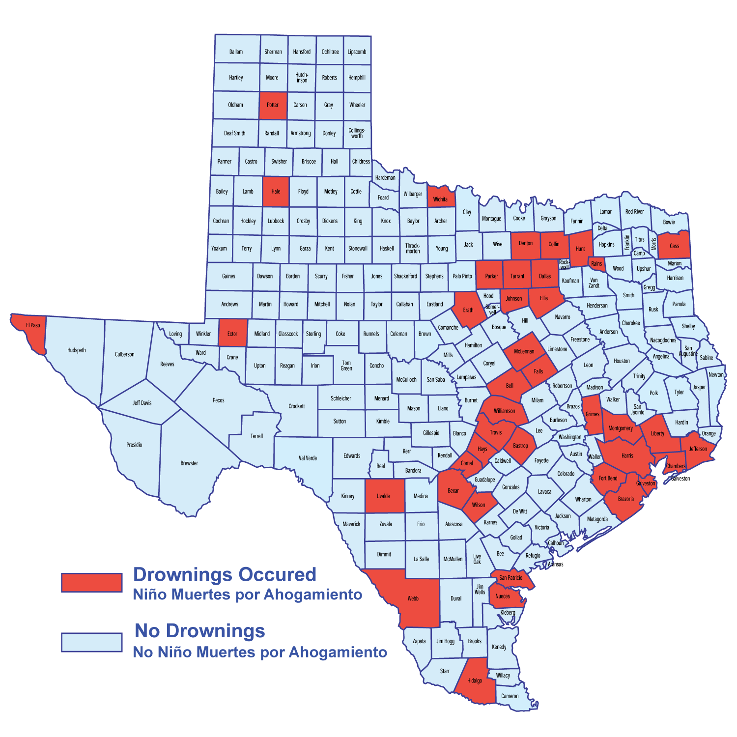 2023 Child Drownings in Texas
