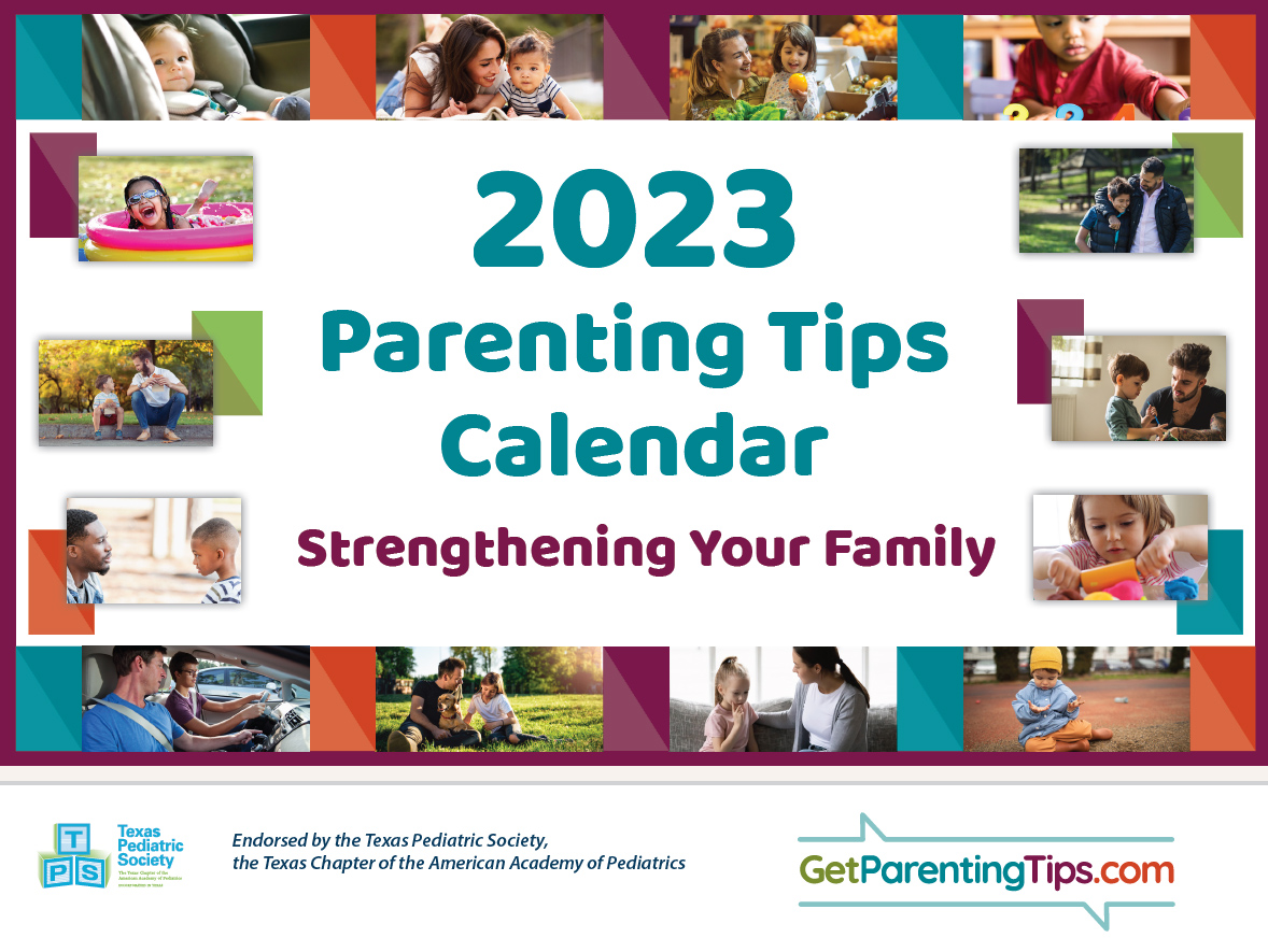 2023 Parenting Tips Calendar - Strengthening Your Family