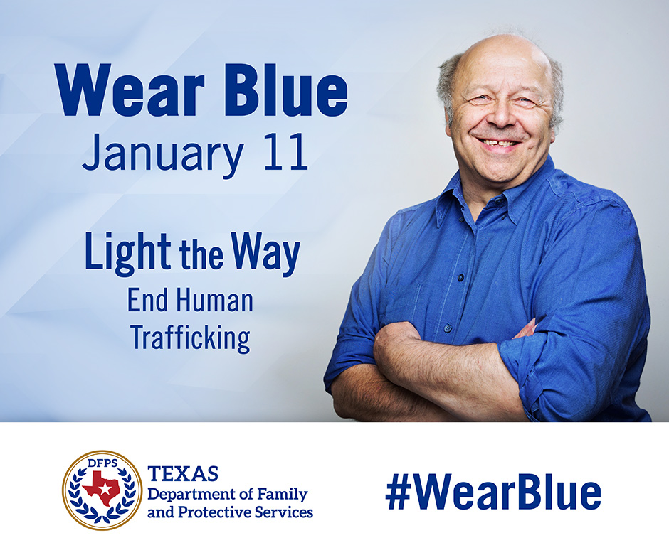 Wear blue january 11 Light the way -facebook