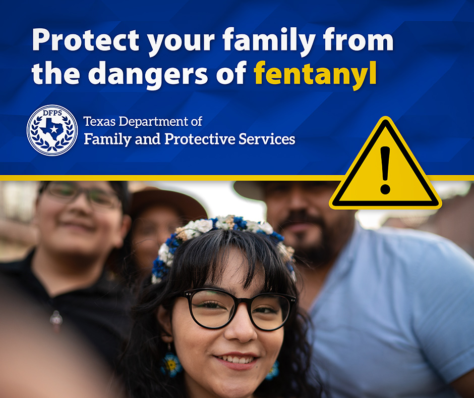 Learn about fentanyl and how to protect your child - One Pill Kills campaign, an initiative of the Office of the Governor. Image depicts a young person at school.