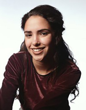 Teenage girl smiling